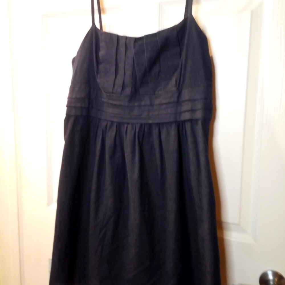 New York & Company Blue Mini Dress